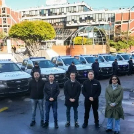 Plan Integral de Seguridad Municipal: Lanús recibió 10 nuevos patrulleros