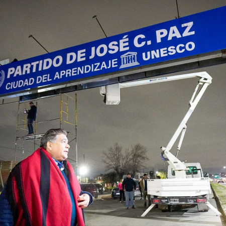 José C. Paz avanza en tecnología de Seguridad Vial: nuevo pórtico con lectoras de patentes