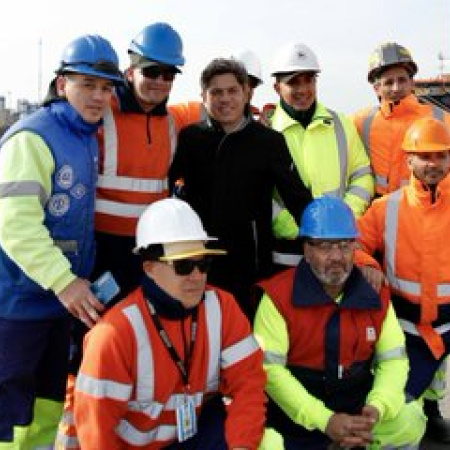Comenzaron las obras de ampliación del muelle del puerto de Dock Sud en Avellaneda