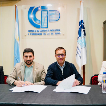 Egüen eliminó tasas municipales para impulsar la producción en 25 de Mayo
