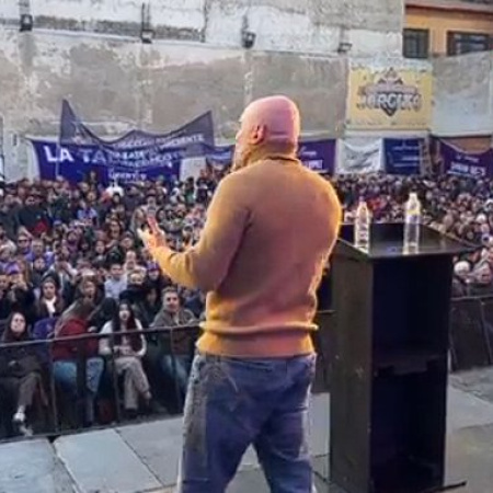 Espert reapareció en La Matanza junto a dirigentes libertarios y fiscales de mesa