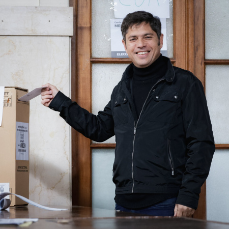 Votó Axel Kicillof: "Es una elección muy importante"