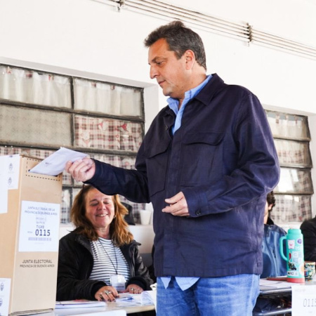 Massa votó en Tigre: “Hoy la Provincia puede demostrar, en unidad, que hay otro camino”