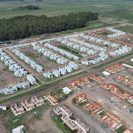 P. Perón: avanza el proyecto de 853 viviendas con obras de infraestructura y saneamiento en Guernica