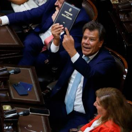 Tensión en el Congreso: Manes denuncia amenazas de Martín Menem