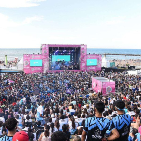 Kicillof inauguró las finales de los Juegos Bonaerenses ante 30.000 personas