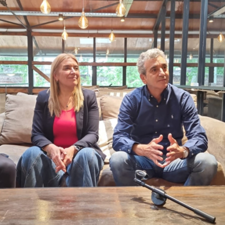Randazzo y Tavela presentaron en Junín su propuesta para “terminar con la polarización”