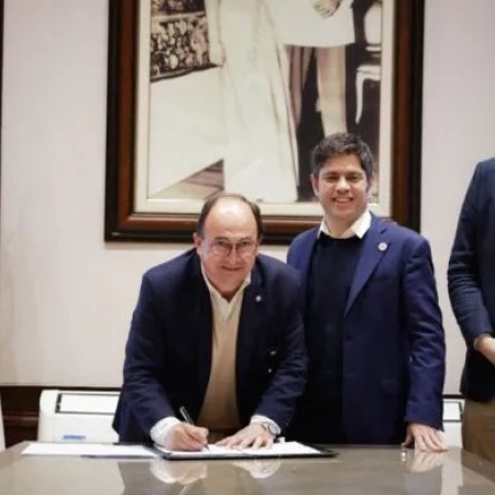 Salomón firmó convenios con Kicillof para financiar maquinaria vial y avanzar en obras para Saladillo