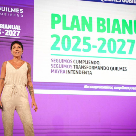 Obras, seguridad y educación: los ejes del Plan 2025-2027 que anunció Mayra Mendoza
