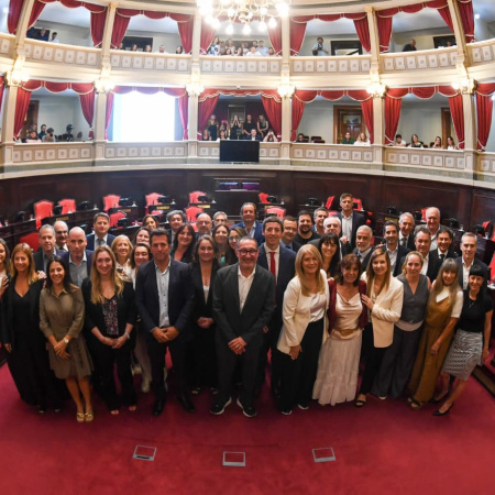 El Senado provincial homenajeó a los legisladores salientes