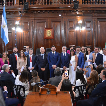 Galland renovó su mandato y seguirá al frente del Concejo Deliberante