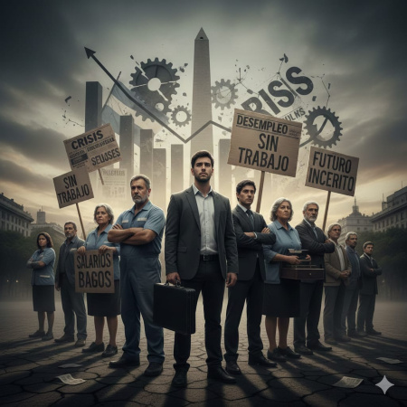 Crisis laboral: el empleo privado sigue en caída