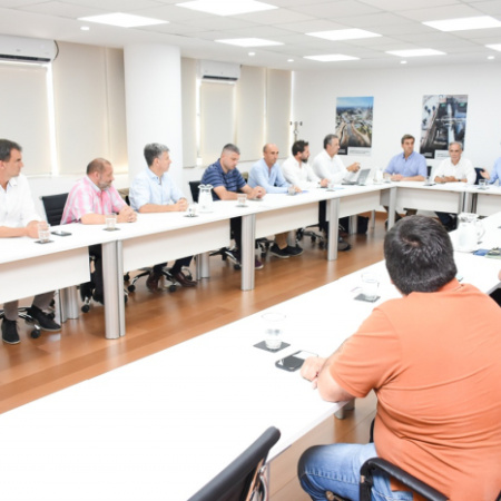 Katopodis e intendentes se reunieron por obras en la Autovía Provincial Ruta 6
