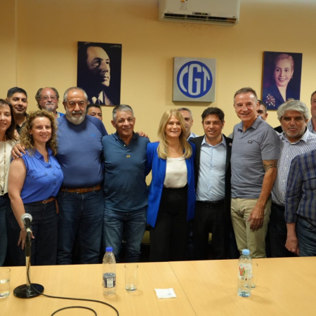 La CGT respaldó a Kicillof: "Defendemos el trabajo argentino y la producción nacional"