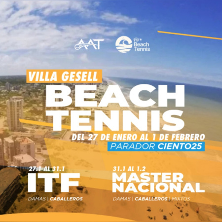 Villa Gesell inaugura el circuito de Beach Tennis del verano 2026