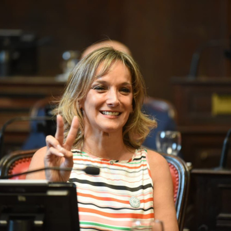 Galmarini debutó en el Senado con un duro mensaje contra Milei por los 920 despidos en FATE