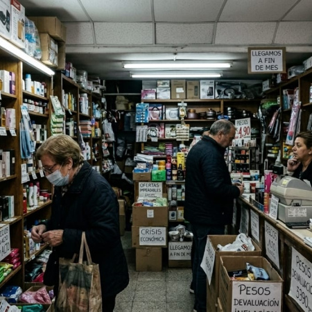 Las ventas minoristas pyme descendieron 5,6% interanual en febrero