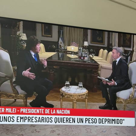 Milei: "No me van a llevar puesto"