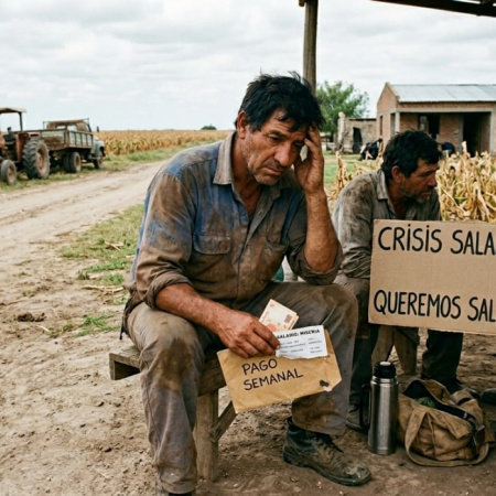 Salarios rurales en crisis: paro y tensión por la reforma laboral