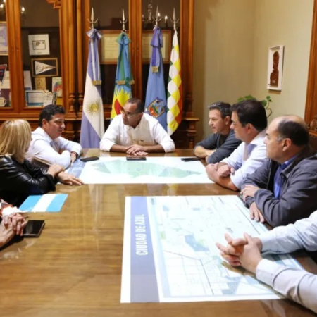 Marinucci y Sombra impulsaron acciones para reducir siniestros viales en Azul