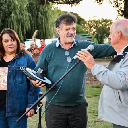 Barenghi destacó la organización comunitaria, entre festejos y memoria