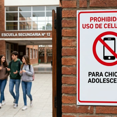 Hurlingham lanzó "infancia sin celular" para proteger a chicos y adolescentes