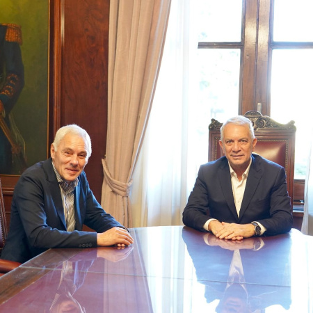 Alak y Cagliardi avanzan en una agenda común de obras hidráulicas para la región