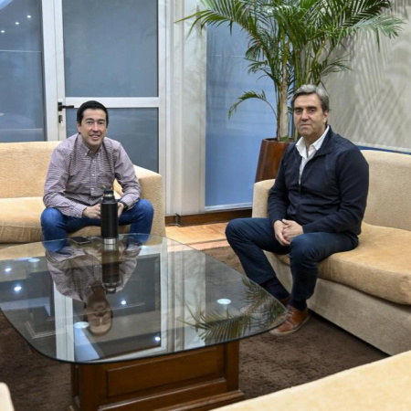 Nardini recibió a Boto y compartieron agenda de gestión