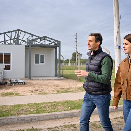 Mantegazza y Fernández compartieron agenda en San Vicente para impulsar proyectos locales