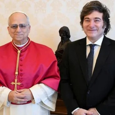 Milei dijo que es “probable” que el papa León XIV visite la Argentina en noviembre