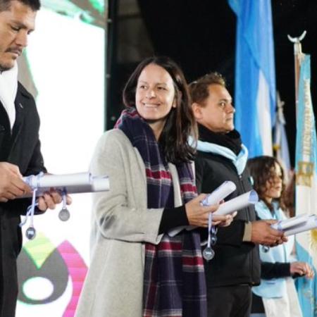 Más de 1.400 chicos de Vicente López realizaron la Promesa a la Bandera en Tecnópolis
