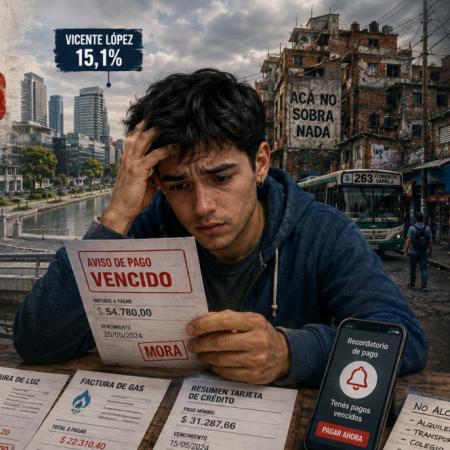 Deuda récord y desigual: en el conurbano la mora muestra la grieta social más dura