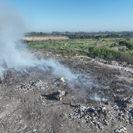 Después de 50 años, el intendente de Luján cerró el basural a cielo abierto