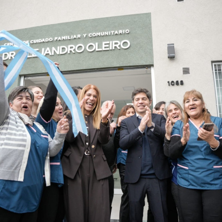 Kicillof y Sierra inauguraron en Gerli un nuevo Centro de Salud con inversión de más de $615 millones