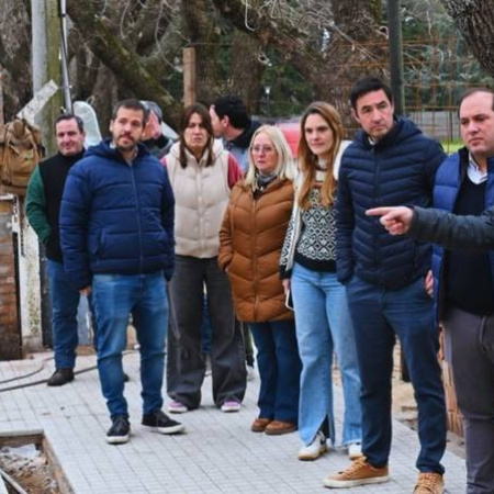 Recoulat supervisó obras educativas en Trenque Lauquen: “Buscamos escuelas más seguras y funcionales”