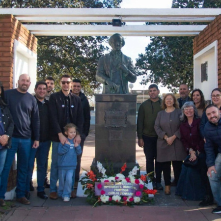Juan Bautista Alberdi celebró sus 132 años con un acto encabezado por Ferraris