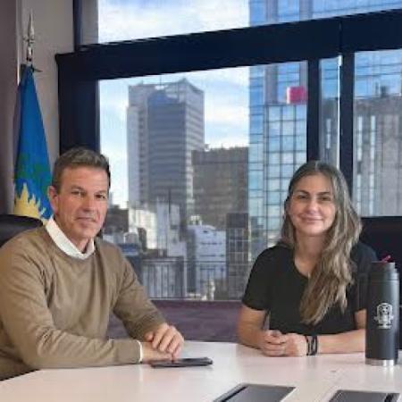Sciaini acordó nuevas acciones con la Fundación Banco Provincia para Roque Pérez