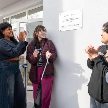 Quilmes inauguró la primera etapa de la nueva Escuela Secundaria Nº 8