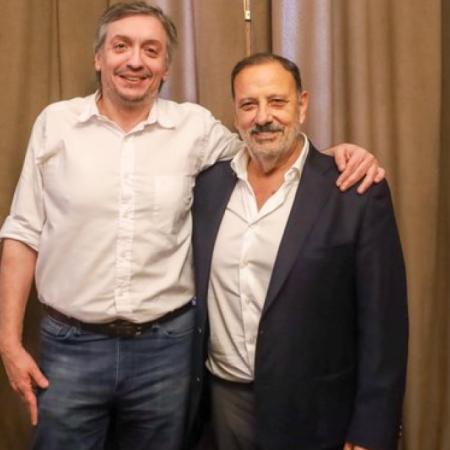 Máximo y Quintela compartieron una foto sin Kicillof