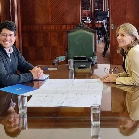Ameghino busca financiamiento nacional para la obra de gas natural por red