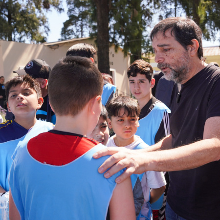 San Martín: Moreira habilitó en José Hernández un polideportivo cubierto tras el abandono de Nación