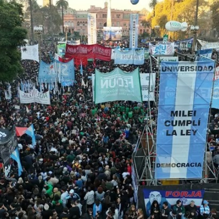 Universidades en alerta: este jueves se realiza la quinta Marcha Federal contra el ajuste presupuestario