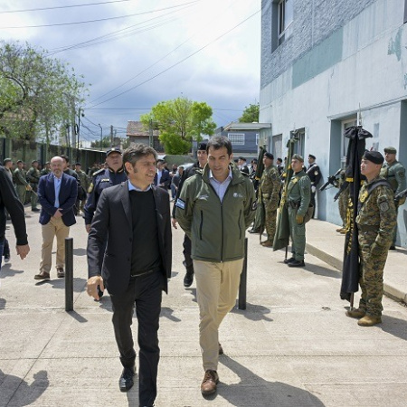 San Isidro: Lanús y Kicillof inauguraron la nueva base permanente de la UTOI en La Cava