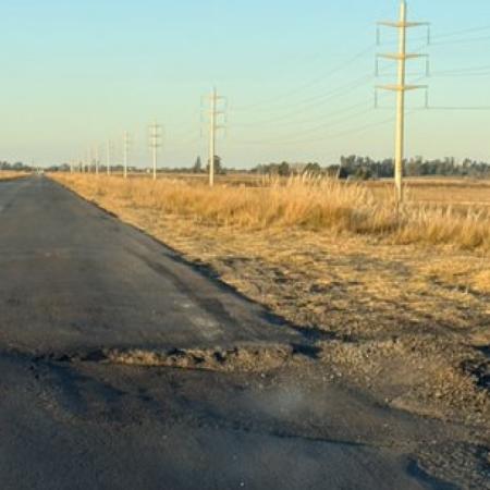 Pozos y carpinchos: alertan por riesgos en la Ruta 65