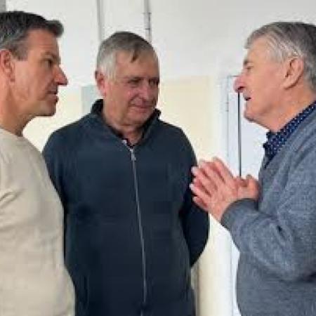 Sciaini recorrió empresas del Parque Industrial de Roque Pérez